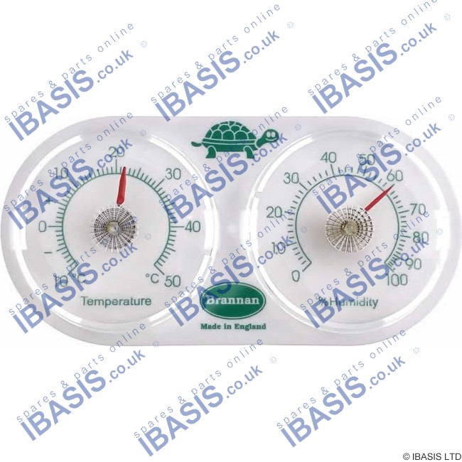 TWIN DIAL TEMPERATURE AND HUMIDITY METER - Hanicks