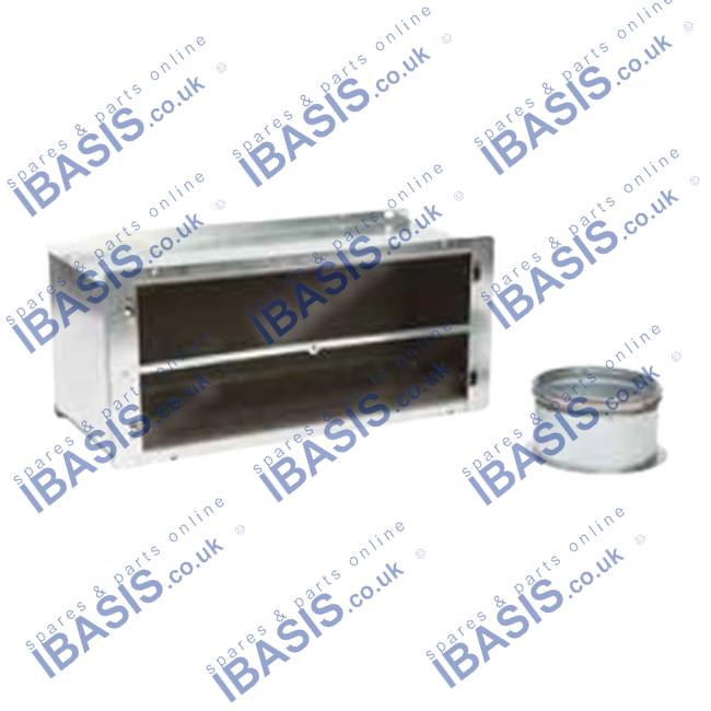 KPB-F 345 X 248 MM - DN125 EPP POLYPROPYLENE MODULAR DIFFUSER PLENUM ...
