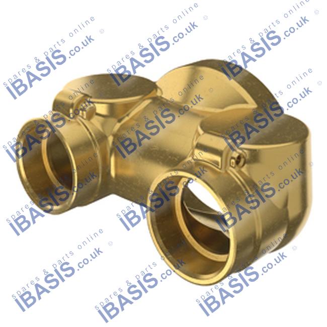 A101 4 X 2 1/2 NPT STRAIGHT FIRE DEPT. INLET CONNECTION. CAST BRASS ...