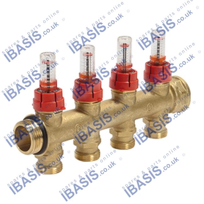 R583M G 1 X 3/4E /2 SUPPLY MODULAR MANIFOLD WITH FLOW METERS (DUAL ...