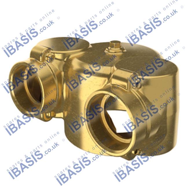 A102 6NPT-F X 3NPT-F ANGLE FIRE DEPT. INLET CONNECTION. CAST BRASS ...