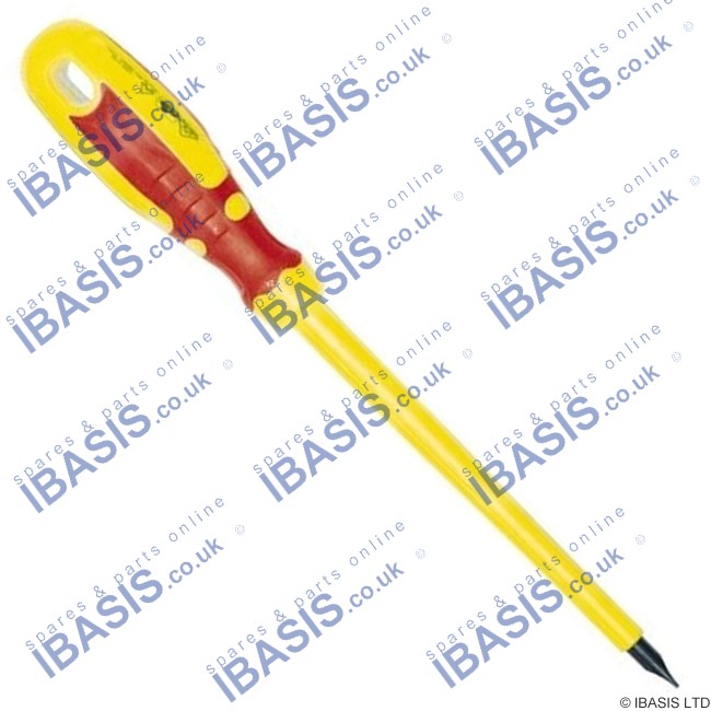 SLOTTED SCREWDRIVER 1000V - 5.5MM X 125MM - Hanicks